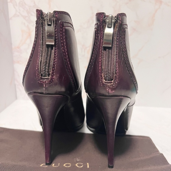 Gucci Leather Boots Women's Size: 9.5 - Picture 2 of 4